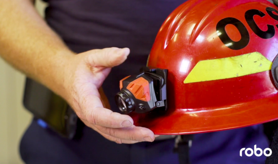 消防头盔照明灯